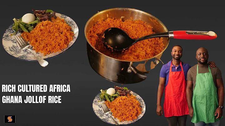 African Ghana style Authentic Party Jollof Rice : How to make jollof rice Ghanaian recipe