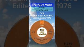 Video thumbnail of "That ’60’s Music - “Heard It Through The Grapevine” - was CCR’s Version THE BEST VERSION?"