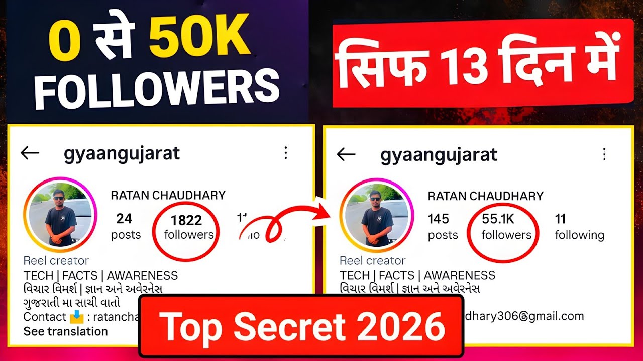 0 To 50K Followers in 13 Days | How To Grow Instagram Followers In 2026