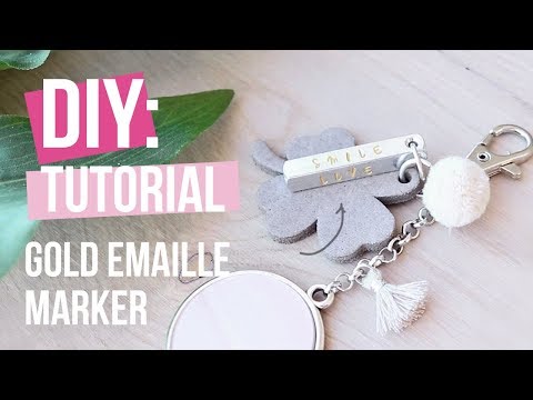 Sieraden maken: ImpressArt sleutelhanger ♡ DIY