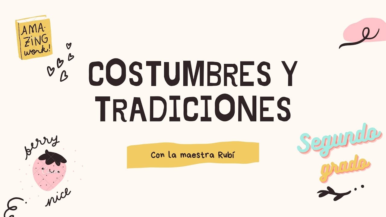 Costumbres y tradiciones | ¿Cuál es la diferencia? - YouTube