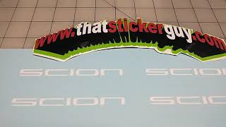 SCION XB door handle stickers