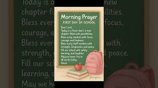 Doa Pagi untuk Hari Pertama Sekolah | Berkat untuk Siswa, Guru & Staf | Jennspires