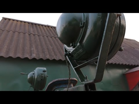 Чертеж танкового прожектора луна 4