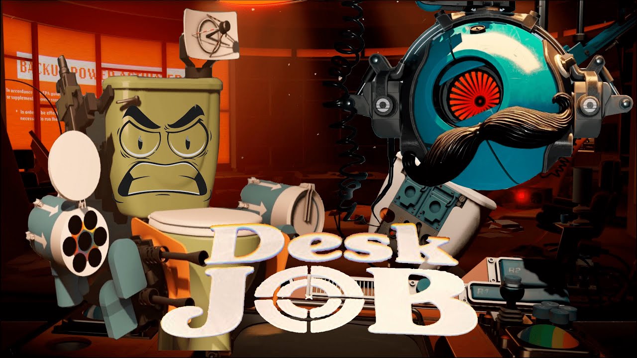 El retrete asesino y el robot psicópata - Aperture Desk Job (Full Gameplay sin comentarios)