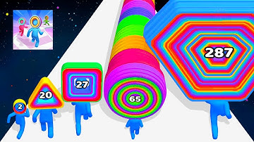 LAYER MAN 3D - ASMR Gameplay (Level Up Big Head Man Run)