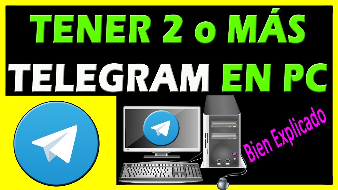COMO TENER DOS TELEGRAM EN PC 🚀 Varias Cuentas de Telegram en la