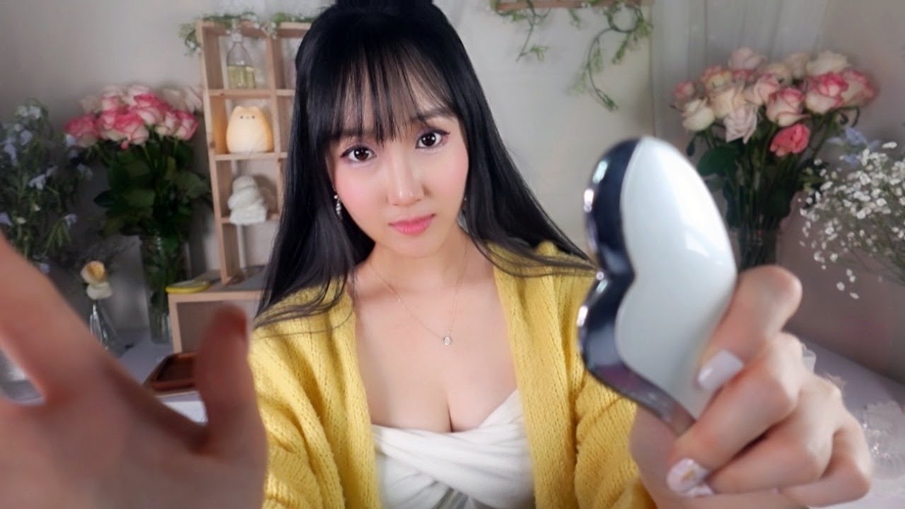 ASMR(Sub✔) Soothing Spring Flower Skincare Spa & Tea Party