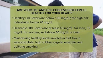Are Your LDL And HDL Cholesterol Levels Healthy For Your Heart? - Cardiology Community