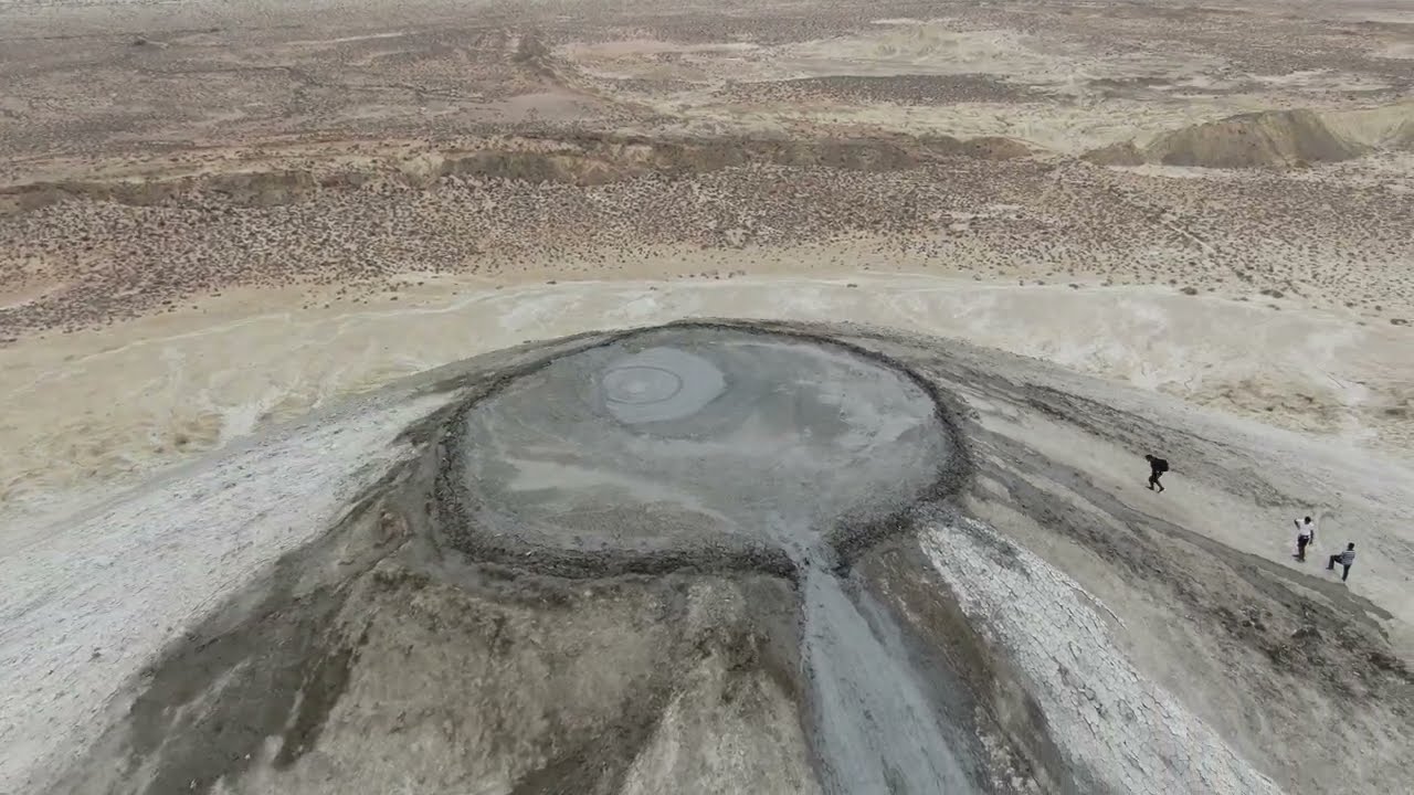 4K 360 Drone Footage - Mud Volcano - Hingol National Park -Balochistan Pakistan