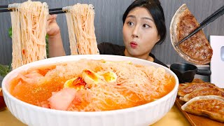 ENG) Korean Cold Noodles for Hangover🤪 MUKBANG Real sound asmr milmyoen