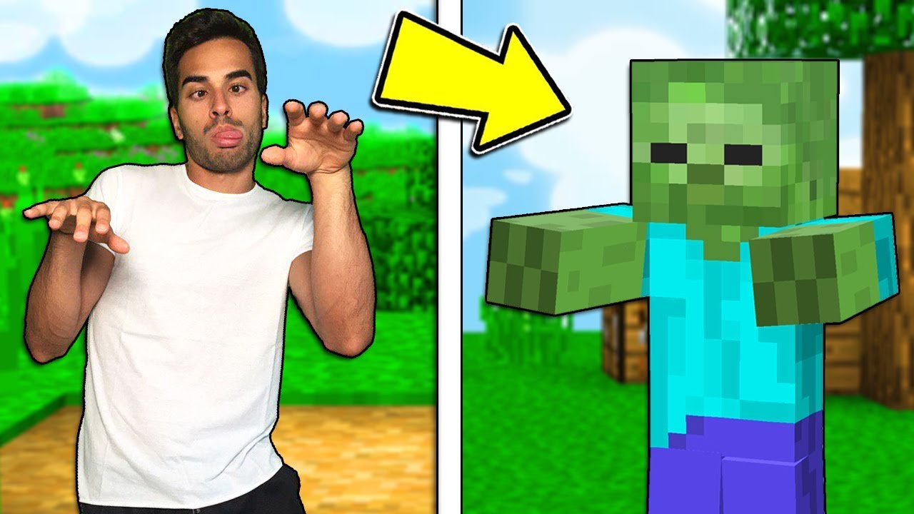 IMITIAMO I MOSTRI DI MINECRAFT - SFIDA DIVERTENTE