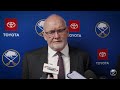 "Hard Compete By Both Teams" | Lindy Ruff After Buffalo Sabres Loss To Carolina Hurricanes