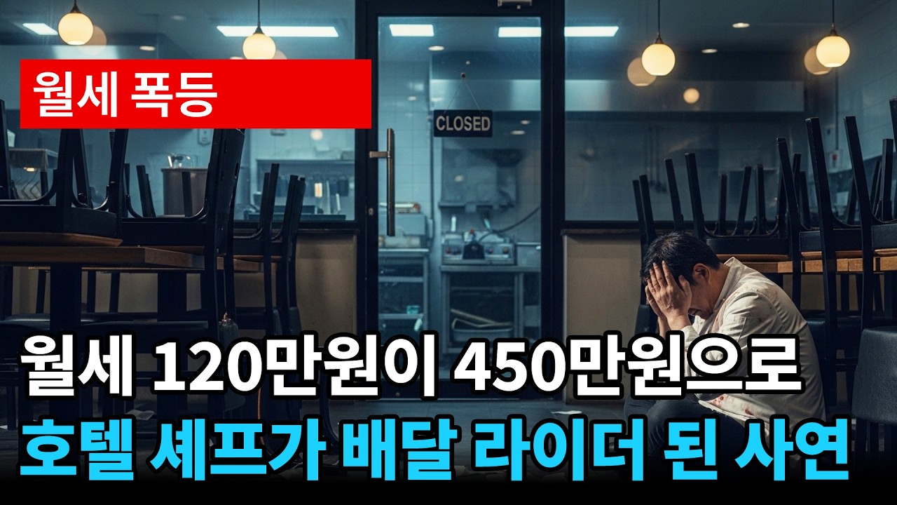 월세 120만원을 450만원으로 올려놓고 