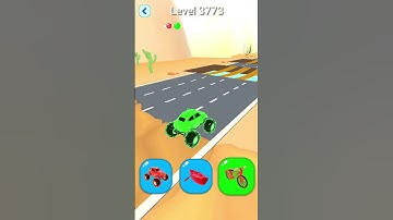 Shape shifting2 spelniveau #3773 hyper casual spel #shapeshifting #gameplay #gaming #kortevideo...