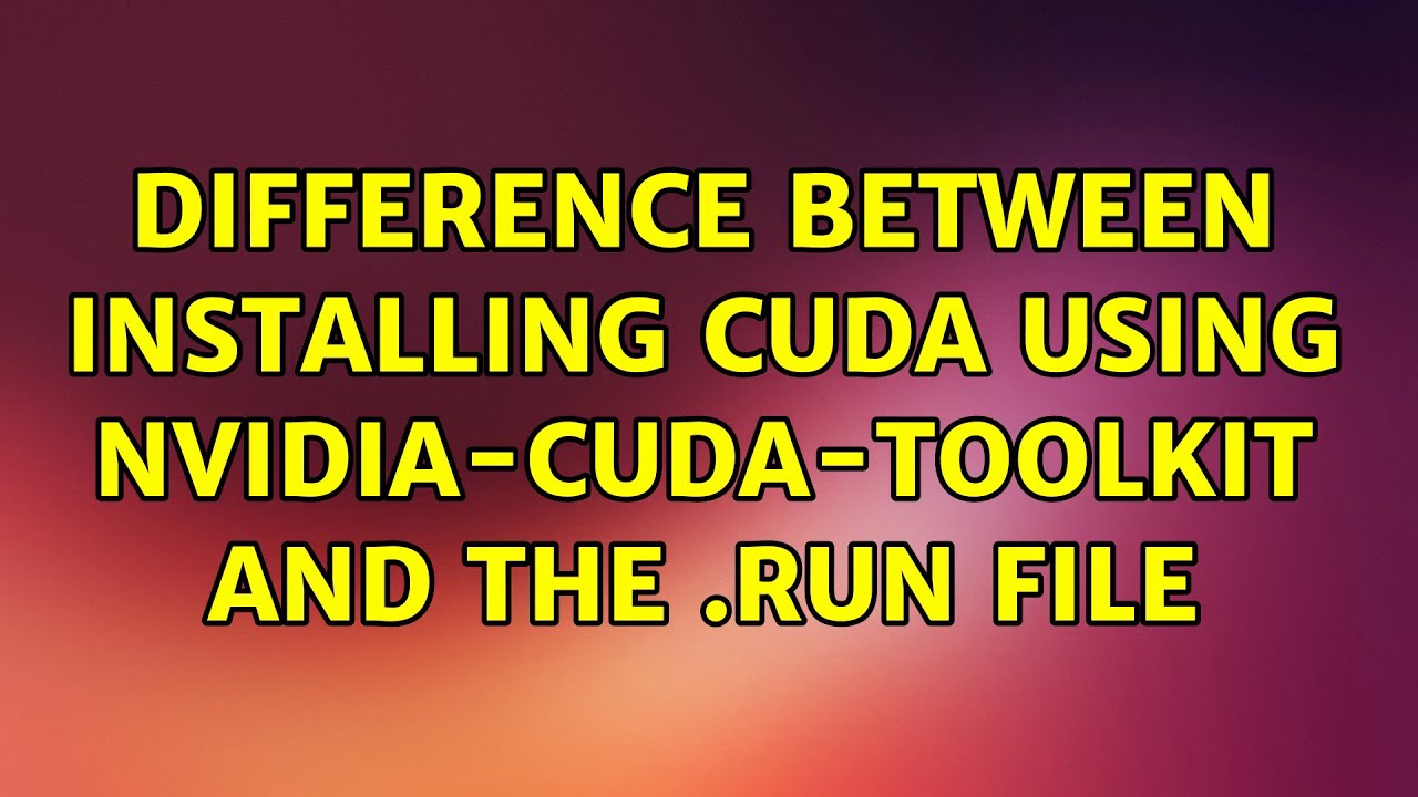 ubuntu install nvidia cuda toolkit ubuntu install nvidia cuda toolkit