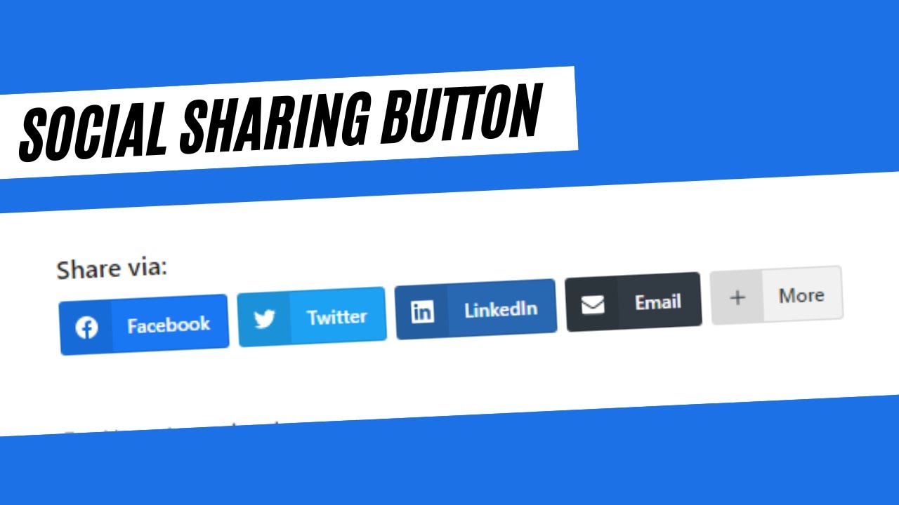How to Add Social Share Buttons in WordPress in 2 Minutes - YouTube