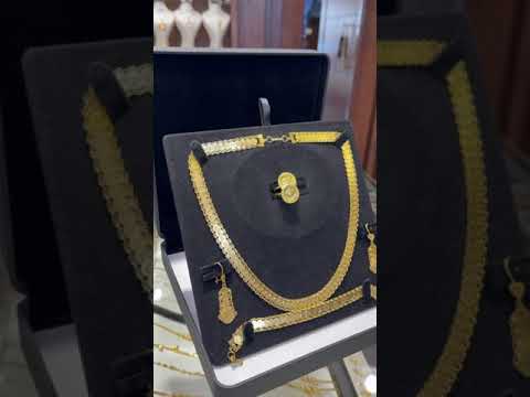 طقم ذهب للعروس عيار 21 موديلات رائعة