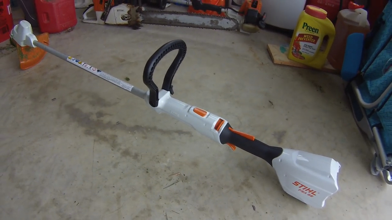 stihl battery powered weed wacker