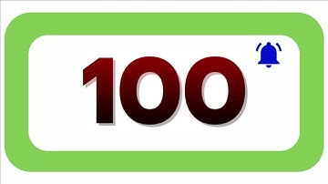 100 Seconds Countdown Timer With Sound Effect COLOR 4K   HD   1080