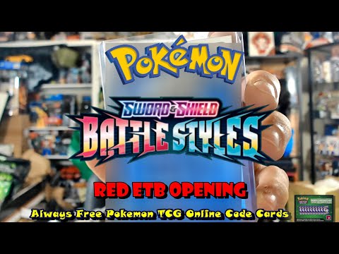 Pokemon Battle Styles ETB Box Red Opening ... Awesome Find !!!!