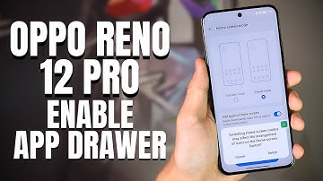 How to Enable / Disable App Drawer on Oppo Reno 12 Pro | Home Screen Mode