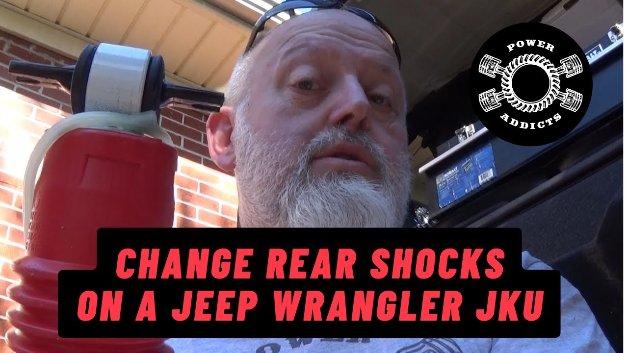 Change rear shock absorbers on a Jeep Wrangler JKU poweraddictscrew 