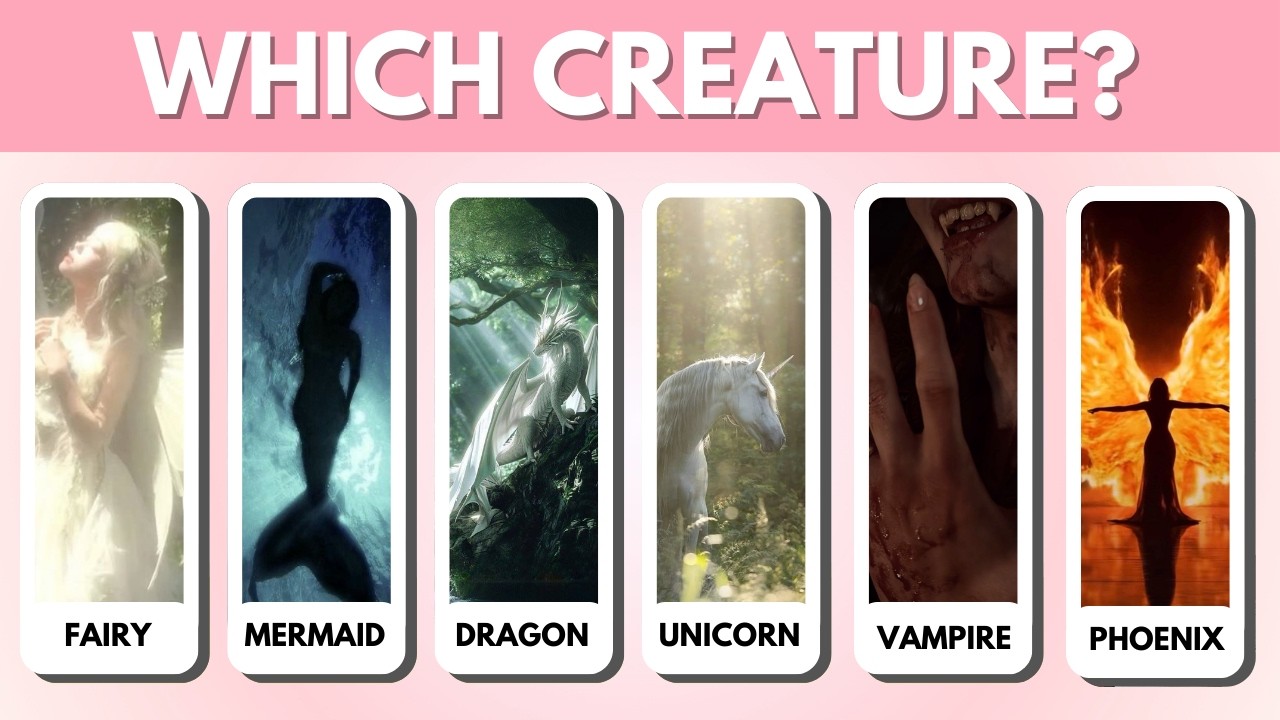 Which MYTHICAL CREATURE Are You? 🐉🦄🧜‍♀️ | Aesthetic Personality Quiz