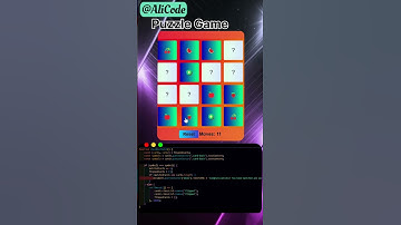 Day 27/99: Puzzle Game project using Javascript #coding #htmlcssjavascript #webdevproject