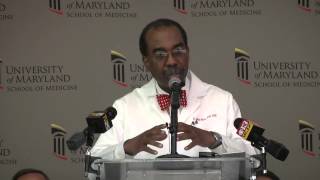 HSF III Groundbreaking - Dean E. Albert Reece, School of Medicine