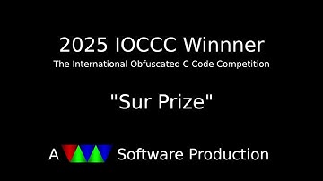 IOCCC28 Winner of the "Sur Prize"