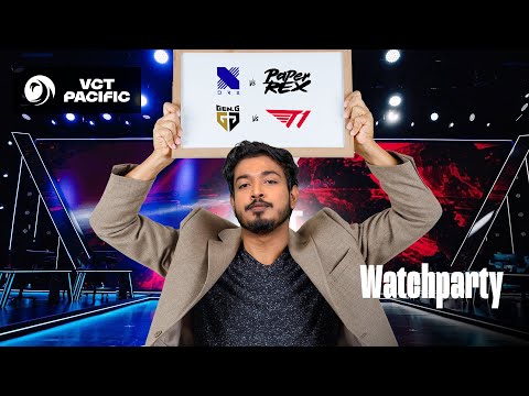🔴 PRX vs DRX | GEN.G vs T1 Playoffs Watchparty #vctwatchparty