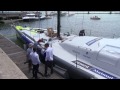 Fabrice Amedeo - Mise à l'eau IMOCA 60 pieds