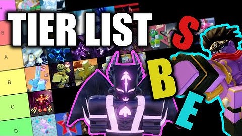 A Universal Time TIER LIST - Ranking the Stands From Worst to Best!