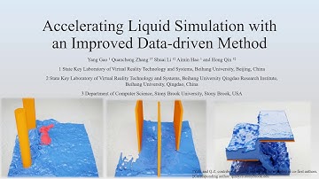 Accelerating Liquid Simulation with an Improved Data-driven Method