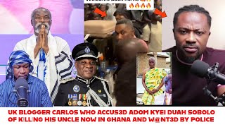 BREAKING-UK Blogger Carlos Who Àccusèd Adom Kyei Duah Sobolo Of Kíllíñğ his Uncle Arrived in Ghana