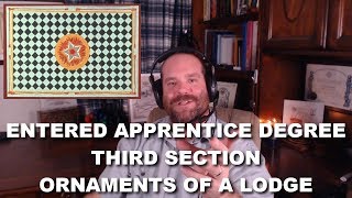 Entered Apprentice Degree - Third Lecture - Ornaments