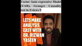 Vector Auto regressive Model (VAR), Granger Causality test in Eviews(in Urdu with English Subtitles)