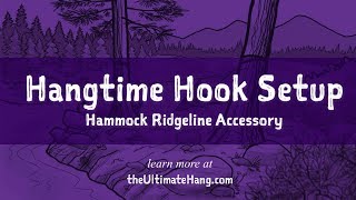 Setting up the Hangtime Hook - Hammock ridgeline accessory