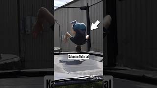 How to Learn a KABOOM on Trampoline!