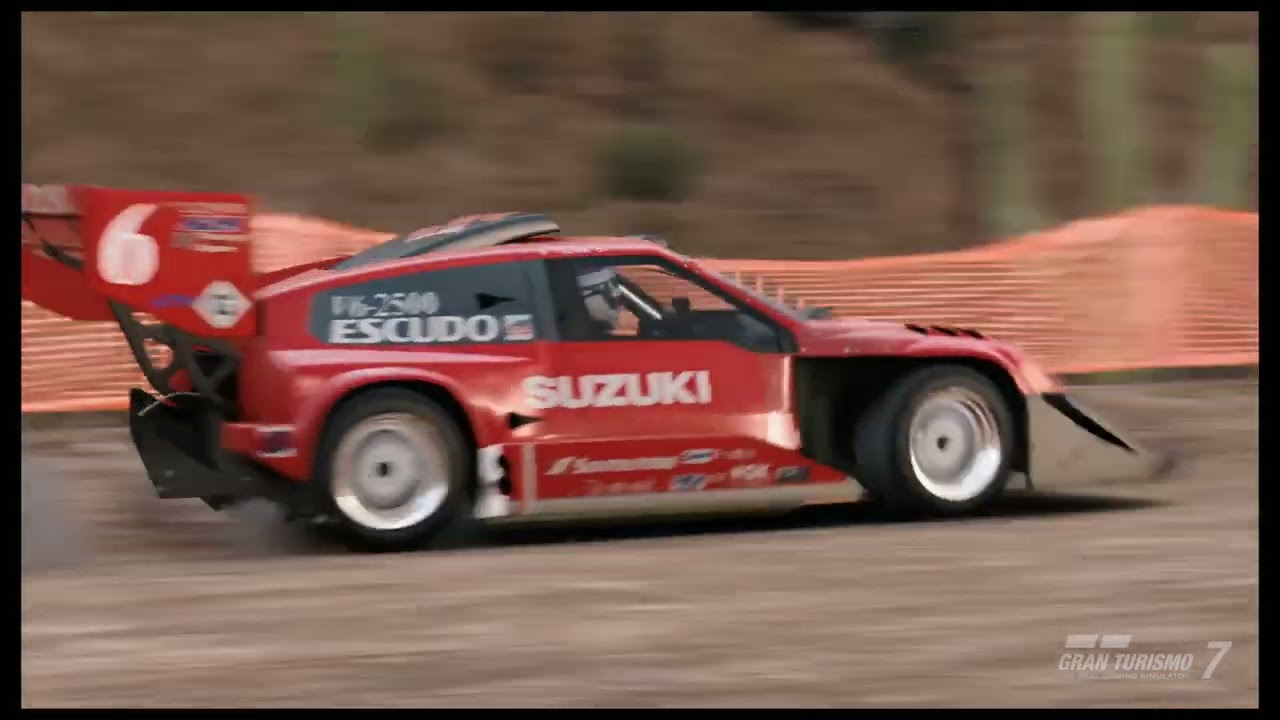Ridiculous Suzuki Escudo Pikes Peak Flying Around Fisherman's Ranch | GT7