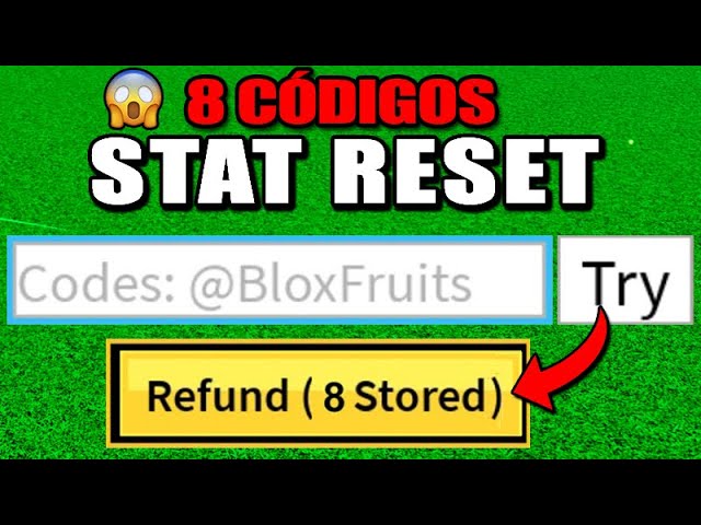 NOVO + 8 CODIGOS DE RESET STATUS NO BLOX FRUITS! code blox fruit 