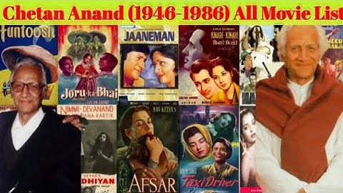 director Chetan Anand all movie list collection and budget flop and hit movi #bollywood #chetananand