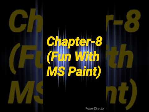 || Digital India || Chapter-8 (Fun with MS Paint) Part-A || Class-1st ||