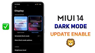 MIUI 14 Enable Dark Mode | How To Enable Dark Mode In Xiaomi Redmi Poco