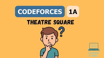 CodeForces Problem 1A Solution || Theatre Square
