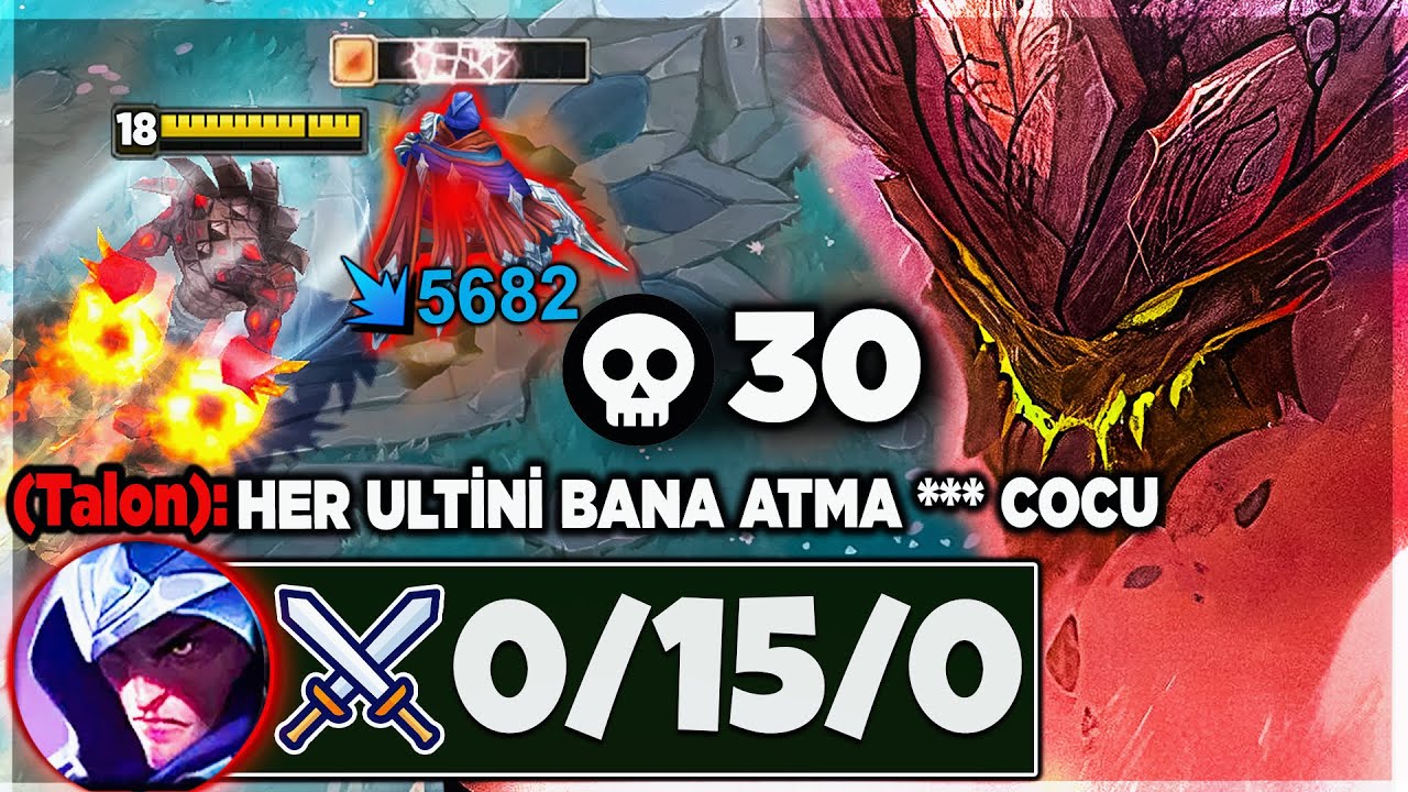 Malphite AMA Her Saniye TALON'a Ulti Atıyorum !! Klavyeyi Kırmış Olabilir 😅