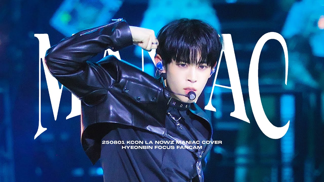 [4K] 250801 LA KCON - [ MANIAC - Stray Kids ] - NOWZ HYEONBIN 나우즈 현빈 직캠