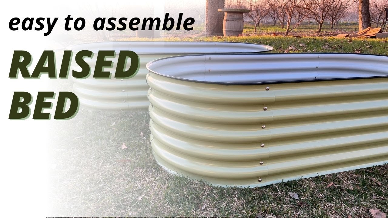 Easy to Assemble Raised Garden Bed | Olle Gardens Raised Bed Assembly