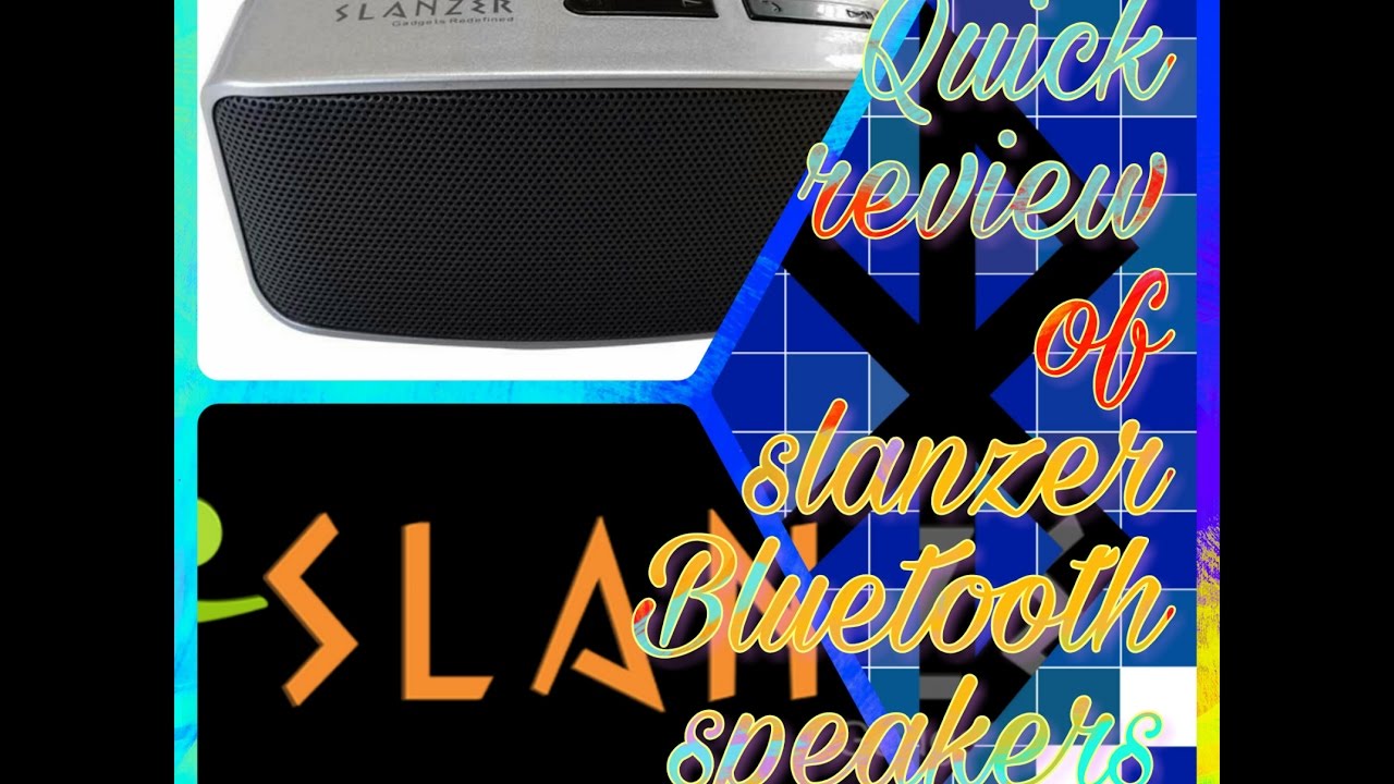slanzer bluetooth speaker szs bt002sl